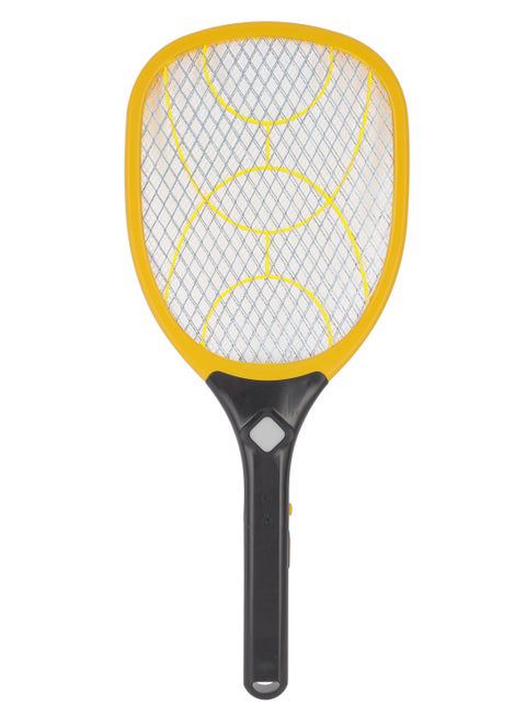 A rechargeable mosquito swatter with 3-layer mesh and dual LED lighting is powered by a rechargeable, high-capacity 4V, 1200 mAh lithium battery. Rechargeable mosquito repellent including a USB charging port