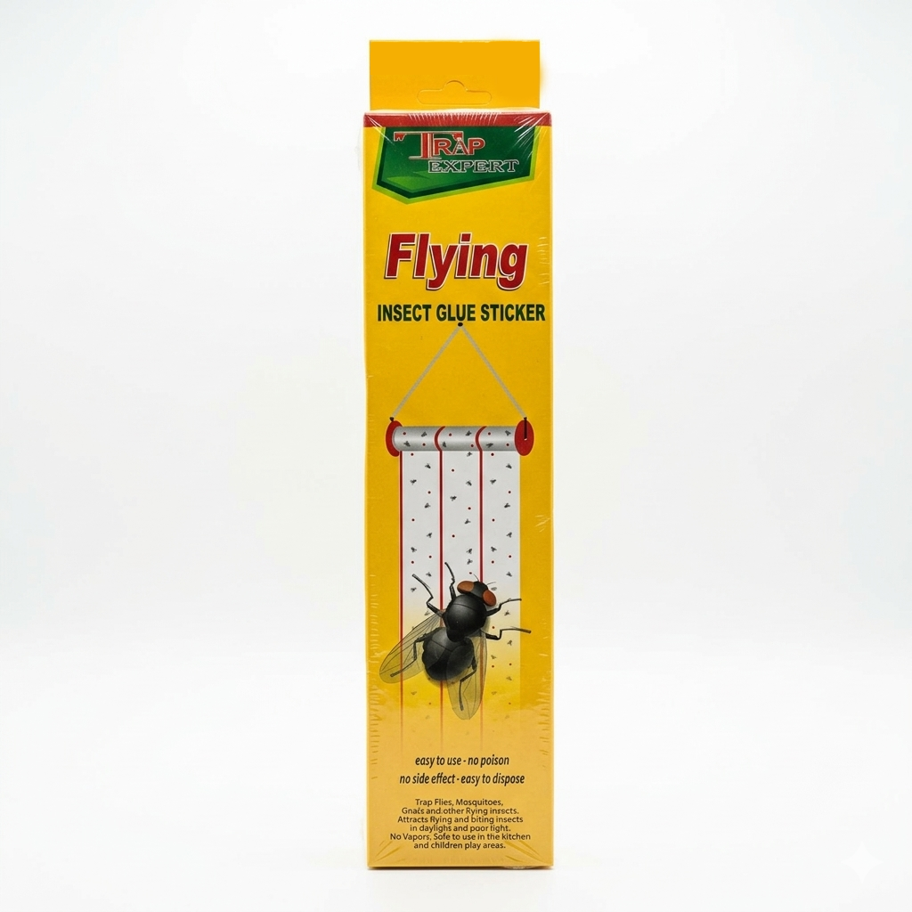 Generic Trap Expert Flying Insect Glue Trap – Sticky Fly Paper Strips with Hanging