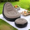 Inflatable Sofa & Ottoman Set (100 x 73 cm) – Ergonomic, Portable & Compact Lounge Chair for Home, Travel, and Camping p