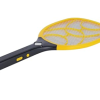 MOSQUITO BAT 1 A rechargeable mosquito swatter with 3-layer mesh and dual LED lighting is powered by a rechargeable, high-capacity 4V, 1200 mAh lithium battery.