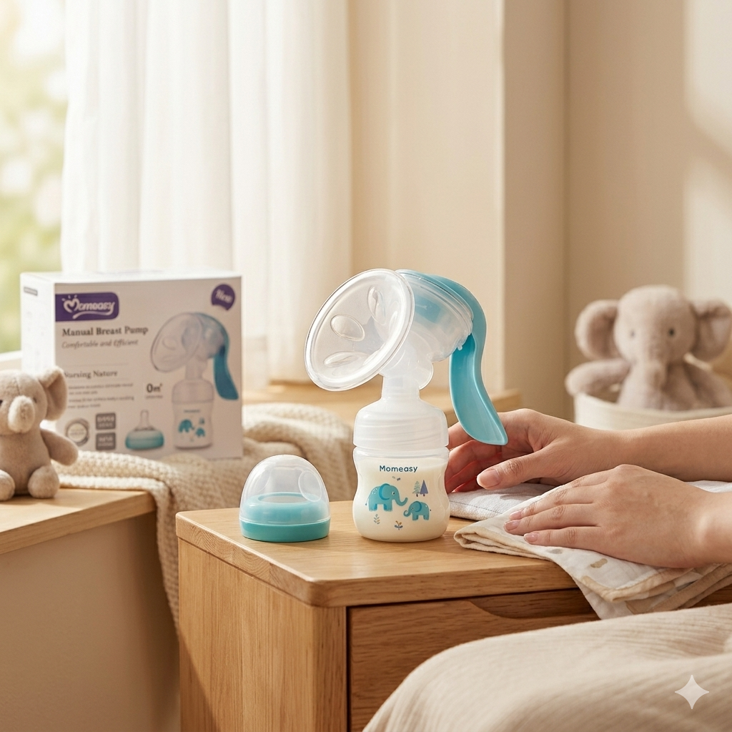 Momeasy Manual Breast Pump 120ml