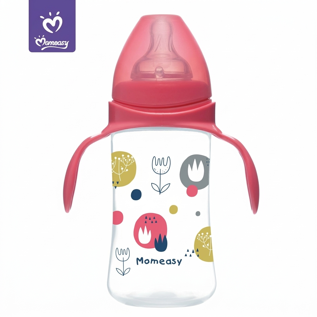 Momeasy Wide Neck PP Feeding Bottle 240ml