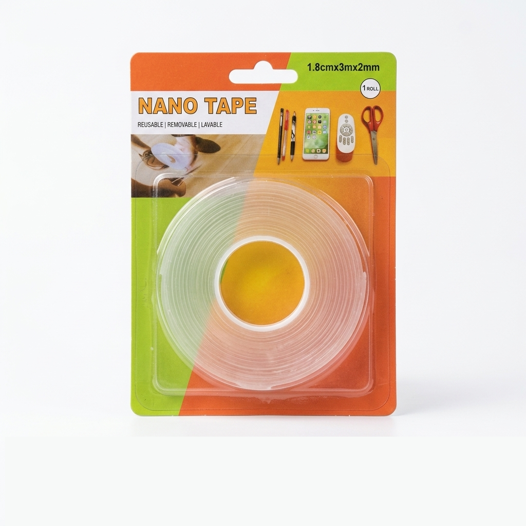 Generic Nano Tape - 1.8cm x 3m x 2mm - Heavy Duty Double Sided Mounting
