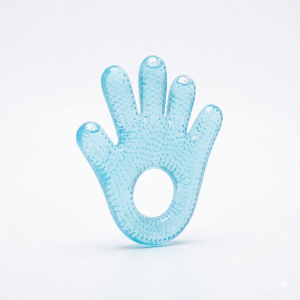 Nuvi Cooling Baby Teether – Water-Filled Soother for Sore Gums, Easy-Grip Hand Shape, BPA-Free, 4 Months+ (Blue) Nuvi Cooling Baby Teether – Water-Filled Soother for Sore Gums, Easy-Grip Hand Shape, BPA-Free, 4 Months+ (Blue)