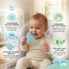 Nuvi Cooling Baby Teether – Water-Filled Soother for Sore Gums, Easy-Grip Hand Shape, BPA-Free,Life style Nuvi Cooling BabyTeether Water-Filled Soother|4Months+ Free.
