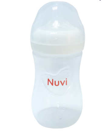 Momeasy 240ml Wide Neck PP Bottle - Anti-Colic Nipple for 3m+