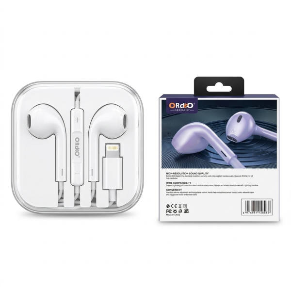 OR HF18I B ORdEo HF18I WIRED EARPHONE LIGHTINIG CONNECTOR