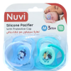 Nuvi Orthodontic Silicone Pacifier 2Packwith Protective Caps
