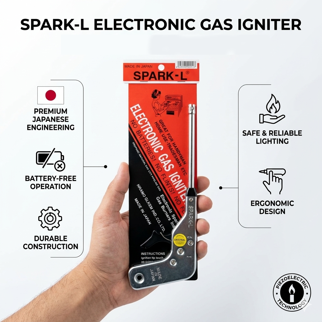 Generic SPARK-L Professional Electronic Gas Igniter - Piezoelectric Battery-Free
