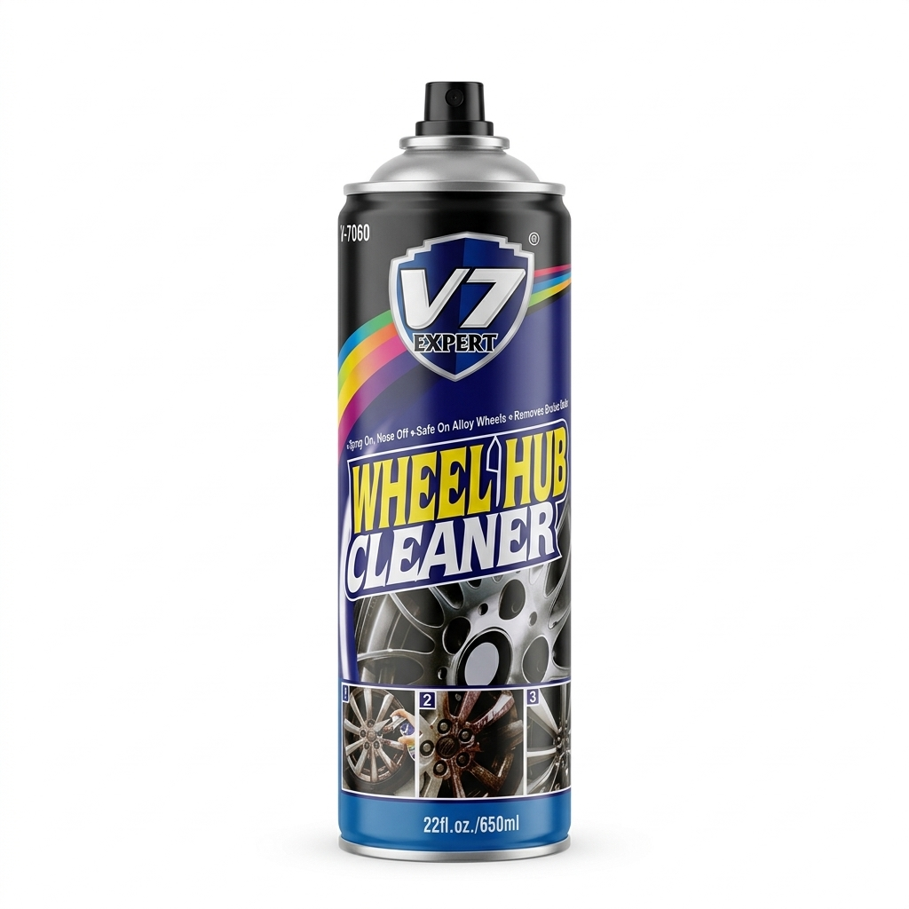 V7 Expert Wheel Hub Cleaner | 650ml Brake Dust & Iron Remover