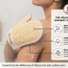 Veluora100% Natural Loofah Bath Mitt