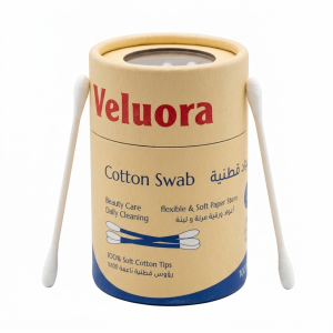 “Veluora cotton swabs paper stick 100 pcs”