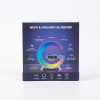 G63 White Wireless Fast Charger LED Night Light Stand Digital Alarm Clock