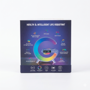 g63 G63 White Wireless Fast Charger LED Night Light Stand Digital Alarm Clock